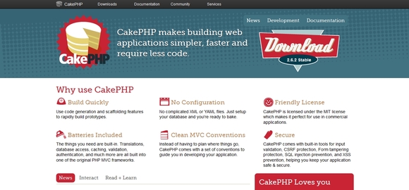 推荐给开发者的11个PHP框架