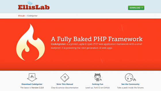 推荐20个最近很流行的优秀PHP框架