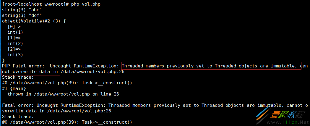 PHP pthreads v3下的Volatile如何使用