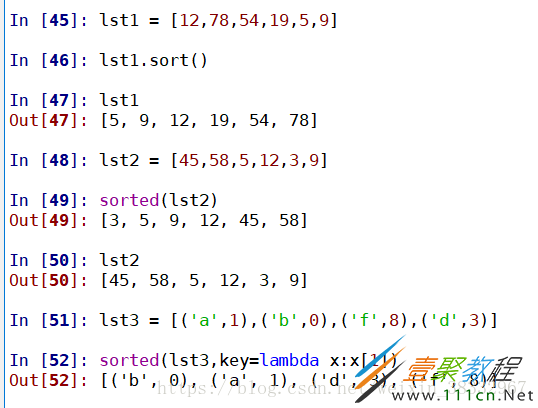 Python3中sorted()函数如何用 Python3中sorted()函数用法